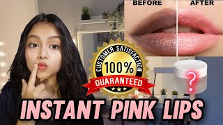 INSTANT PINK LIPS 😱/Lip care routine // hydrate, exfoliate, moisturize