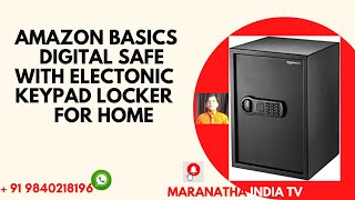 Safe Lockers for Home | Amazon Basic Home Safe   #Maranatha India TV