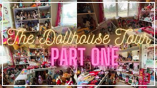 HUGE Dollhouse Tour Part One! (2022 Edition!!)