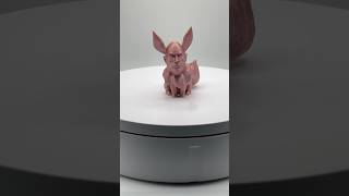 Silk rose gold eevee ROCK figurine! #art