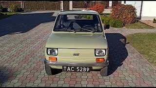 Polski!!!🇵🇱Maluch Fiat 126p stałw stodole 30 lat rzadki egzemplarz!!!