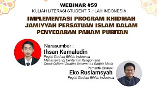 Webinar #59 | Implementasi Program Khidmah Jamiyyah Persatuan Islam dalam Penyebaran Paham Puritan