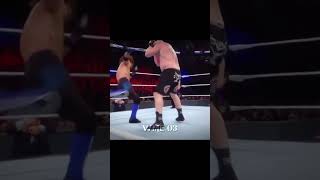 aj styles vs brock lesnar 😈| champion vs champion 🥶|match edit‼️#shorts #wwe