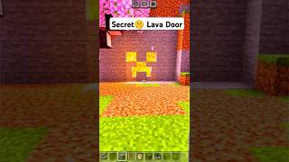 Minecraft "CREEPER 🧟‍♂️ LAVA DOOR 🚪 Tutorial " #minecraft#shorts