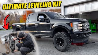 New Dual Rate Coil 2.5" Leveling kit on F250 Platinum