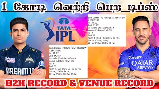 IPL 2024: Rcb 🆚 Gt 45Th T20 Match Dream11 Prediction Rcb vs Gt Dream11 Prediction Tamil #ipl2024