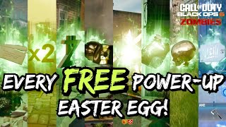 All 8 FREE POWER-UP EASTER EGGS in Liberty Falls! Black Ops 6 Zombies