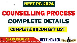 NEET PG 2024 ll Important points for counseling process ll What to do after Exam #neetpg2024