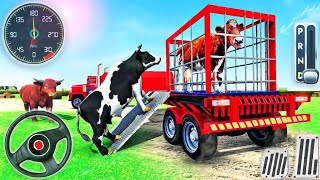 Real Tractor Farm Animal Truck Driving Transport Simulator - Android GamePlay #2