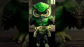 সুপারহিরো পেচা ||  Superhero Owl #shorts