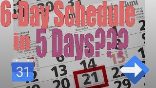 6-Day Schedule in only 5 Days? PART 1: Array Methods