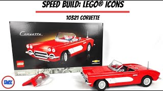 LEGO® Icons 10321 Corvette Speed Build