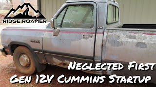 Starting a Neglected 700,000+ mile Cummins 12V First Gen Dodge Ram 250 Turbo Diesel Truck