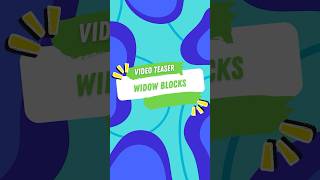 Video Teaser: Widow blocks