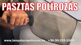 Lámpabura polírozás - Pasztás -