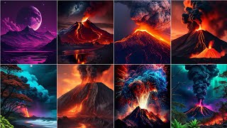 How To Draw a 🌋 Volcano forMedium volume DP | Mediumvolume how to draw a realistic /DP photo