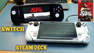 Red Dead Redemption Nintendo Switch VS Steam Deck! Jom Test gameplay RDR dalam steam deck macam mana