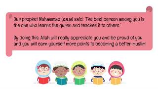 The Holy Quran For Kids | Islamic Kids | Lesson 14