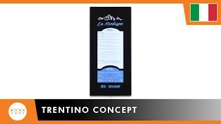 Espositore per menu – Trentino Concept