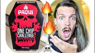 SAM KOZ | PAQUI ONE CHIP CHALLENGE Taste Test Fear the Carolina Reaper WORLD’S HOTTEST Chilli Pepper