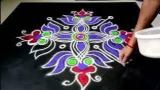 Diwali special beautiful rangoli designs kolam 🌺 simple and easy rangoli designs 🌺 diwali kolam 🌺