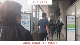 PhD Vlog: Mom is Here!