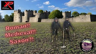 INSANE DAY!!!! Metal Detecting UK On An Ancient Roman Road With The XP Deus 1 and 2!!