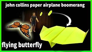 Kağıttan Boomerang Uçak Yapımı 24  | Bumerang kağıt uçakları yapma | Paper Airplane boomerang