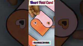 Love Fold Card ❤️| Handmade Card | #cardmaking #greetingcard #shorts #trending #diy