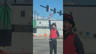 Live juggler on the road Denver Colorado #denver #short #shorts #viral #juggler #denver #colorado