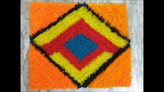 Doormat | Easy Doormat Making From Woolen | Handmade Doormat | Colourful Doormat | Doormat Craft