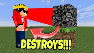 Minecraft But, Every Block You Look Destroys!