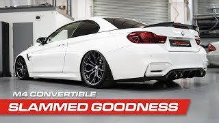 BMW M4 Convertible on Airlift Suspension | Car Audio & Security