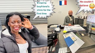 SURPRISE VISIT TO MY FRENCH BOYFRIEND’S CLINIC  #interracial #vlog