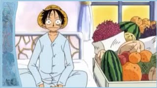 Luffy Ate the Fruits in Less Than a Second | Luffy Ate's the Fruits Scene | One Piece