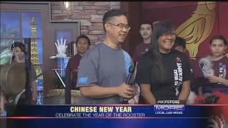 The Kung Fu Academy on the news for Chinese New Year!