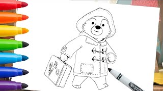 Coloring Paddington Bear | Fun Coloring Pages For Kids