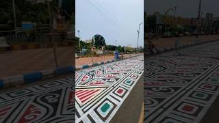 Patuli street art for Durga Puja. #shorts #youtubeshorts #trending #durgapuja #viral #kolkata