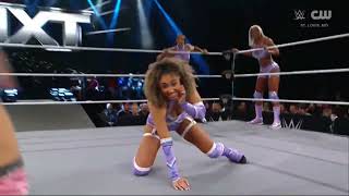 WWE NXT KELANI JORDAN & JADE CARGILL & BIANCA BELAIR VS FATAL INFLUENCE 10/08/24