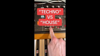 "TECHNO" VS "HOUSE" #shorts