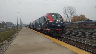 Amtrak Floridian arrives at Elkhart