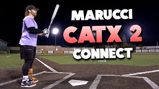 Hitting with the Marucci CATX2 Connect | BBCOR Baseball Bat Review