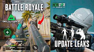 NEW STATE MOBILE LEAKS | DELTA FORCE MOBILE BATTLE ROYALE MODE MAX GRAPHICS GAMEPLAY 🔥