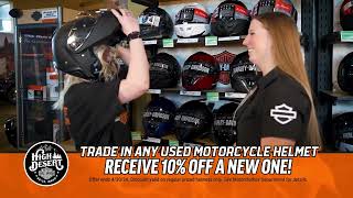 The Great Helmet Exchange at High Desert H-D