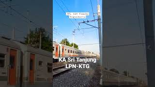 Kereta Api Sri Tanjung Pagi ini #shorts