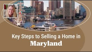 Key Steps to Selling a Home in Maryland