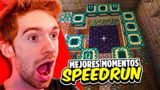 MEJORES MOMENTOS DE SPEEDRUN MINECRAFT