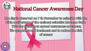 November 7 Cancer awareness day Athul Simon