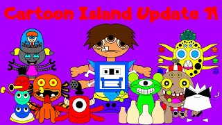 Cartoon Island (Team Awesome) in my Art Style (For @teamawesomelol)