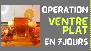 Tisane pour un ventre plat en 7 jours